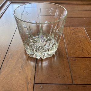 Princess House Crystal Cut Glass Ice Bucket Vintage  5 1/2 inches high